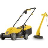 Elektrische Grasmaaier en Grastrimmer - Powerplus - 32 en 25 cm