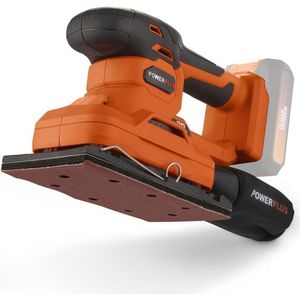 Dual Power cordless vlakschuurmachine POWDP50300 - 20V - schuurpapier 187x90mm - 24000min-1, zonder battery & charger, met 1 acc.