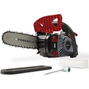 Powerplus Benzine Kettingzaag POWEG2005 - Snoeizaag op benzine van 25,4 cc, zaagblad van 25 cm en brandstoftank van 0.39 L, tuingereedschap