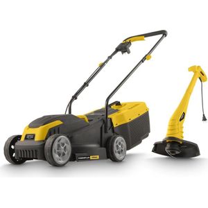 Tuingereedschapsset - Grasmaaier en Grastrimmer - Elektrisch - Geschikt voor Middelgrote Tuinen