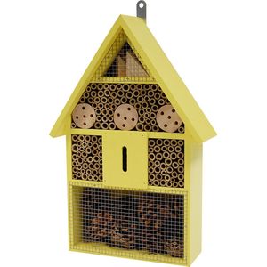 Insectenhotel Geel Hout