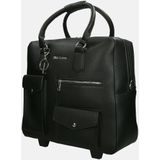 Olivia Lauren Laptoptrolley Dames / Businesstrolley - 17 inch - Imitatieleer - Onyx - Zwart