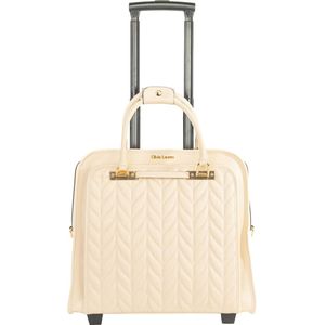 Olivia Lauren Sandra Business Trolley creme Zakelijke koffer