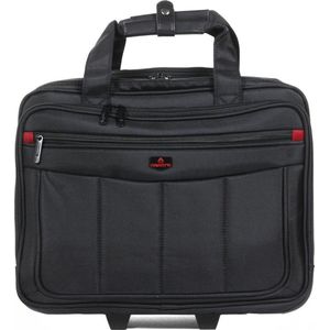 Davidt's Monte Carlo Pilotenkoffer / Business Trolley - 15,6 inch - Zwart