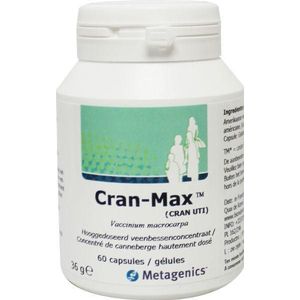 Metagenics Cran-max veenbessenconcentraat 60cap
