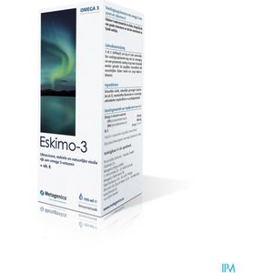 Metagenics Eskimo 3 vloeibaar limoen 105 Milliliter