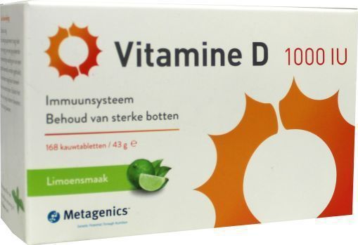 Metagenics Vitamine d3 1000iu 168 tabletten