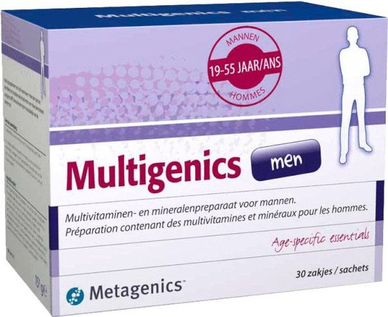 Metagenics Multigenics men 30 sachets