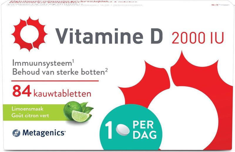 Metagenics Vitamine d3 2000iu 84 tabletten