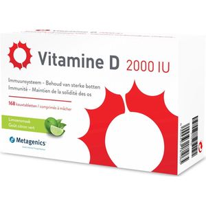 Metagenics Vitamine d3 2000iu 168 tabletten