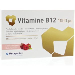 Vitamine B12 1000mcg Kauwtabl 84 Metagenics