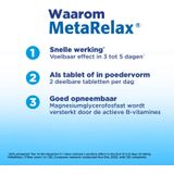MetaRelax Magnesium Tabletten - Bij Stress & Spanning - 180 Tabletten
