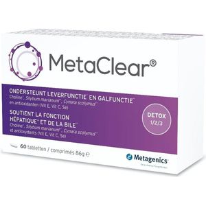 Metagenics Metaclear 60 tabletten