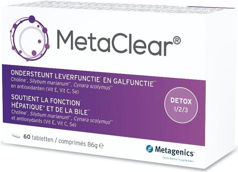 Metagenics Metaclear 60 tabletten