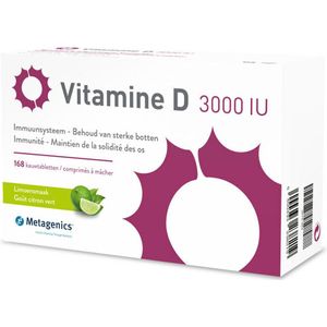 Metagenics Vitamine D 3000Iu 168K tabletten