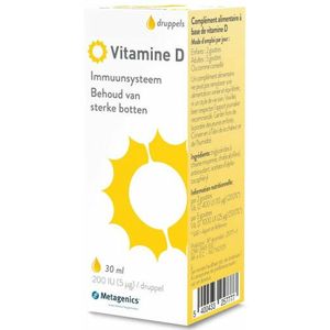 Metagenics Vitamine D liquid nieuwe formule 30 Milliliter