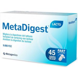 Metagenics - MetaDigest Lacto - Capsules - Lactase - 9000 FCC Units