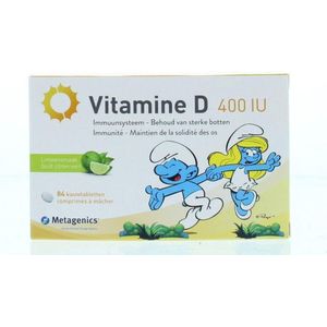 Metagenics Vitamine D 400IU NF smurfen 84 kauwtabletten