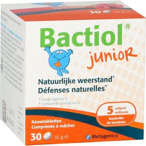 Metagenics Bactiol junior chew 30 kauwtabletten