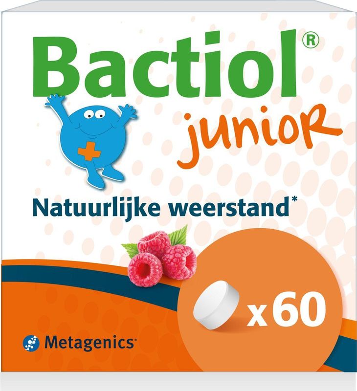 Metagenics Bactiol junior chew 60 kauwtabletten