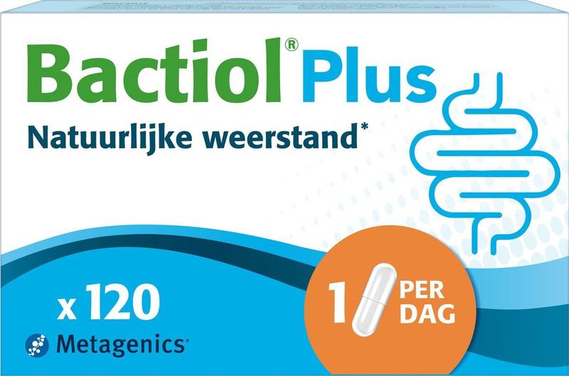 Metagenics Bactiol Plus - 120 Capsules - Vitamine D