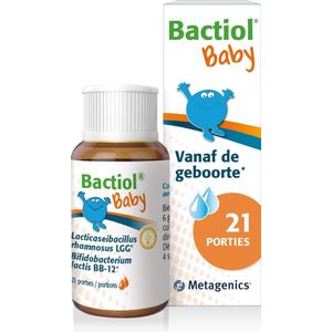 Bactiol - Baby Probiotica - 0 tot 3 jaar - 21 Porties - Vegan - Lactosevrij - Glutenvrij - Zonder Soja - 1 miljard goede bacteriën