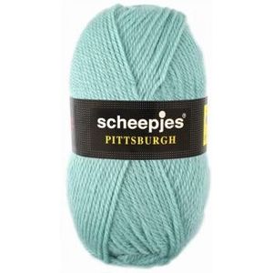 Scheepjes Pittsburgh 1581-9111 breigaren Aubergine, 60% polyacryl, 40% wol, mintgroen, één maat