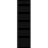 Handdoekradiator van marcke basic 180/050 174.2x50 cm 773w mat zwart