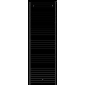 Handdoekradiator van marcke basic 180/060 174.2x60 cm 900w mat zwart