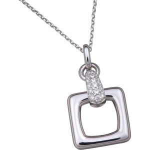 Orphelia - Vrouwen Ketting met Hanger - Zilver - 925 Sterling Zilver