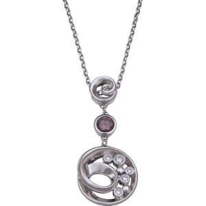 Orphelia - Dames Ketting met Hanger - Zilver - 925 Sterling Zilver