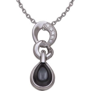 Orphelia - 925 Sterling Zilver Ketting met Hanger - Zilver