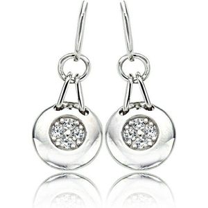 Orphelia Damesoorbellen 925 sterling zilver met kubische zirkonia ZO-5953, Sterling zilver, Zirkonia