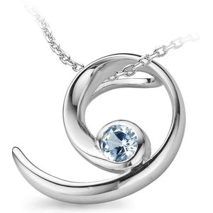 Orphelia - Dames Ketting met Hanger - Zilver - 925 Sterling Zilver