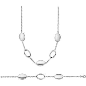 Orphelia - SET-017 - Ketting + Armband - Zilver - 925 Sterling Zilver