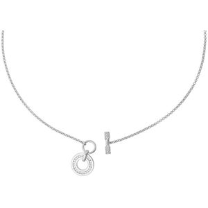 Orphelia dameshalsband 925 sterling gerhodineerd zirkonia zilver ZK-2781