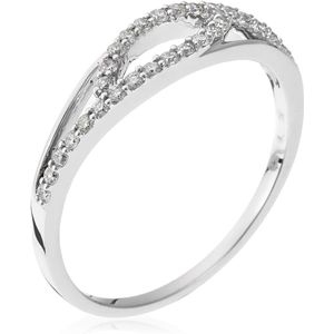 Orphelia RD-3234/52 - Ring - 18 Karaat Witgoud / Diamant 0.24 ct