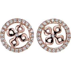 Orphelia - ZO-5239/1 - Oorbellen - Zilver - Zirkonia - Wit