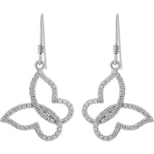 Orphelia - Dangle Oorbellen - Zilver - 925 Sterling Zilver