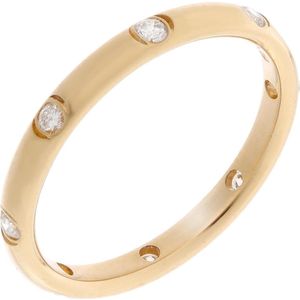 Orphelia RD-3084/53 - Ring - geelgoudkleurige 18 Karaat - Diamant 0.24 ct