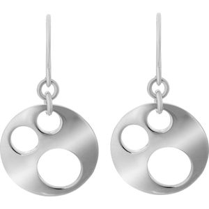 Orphelia Oorhanger Modern Cir Sterling Zilver 925