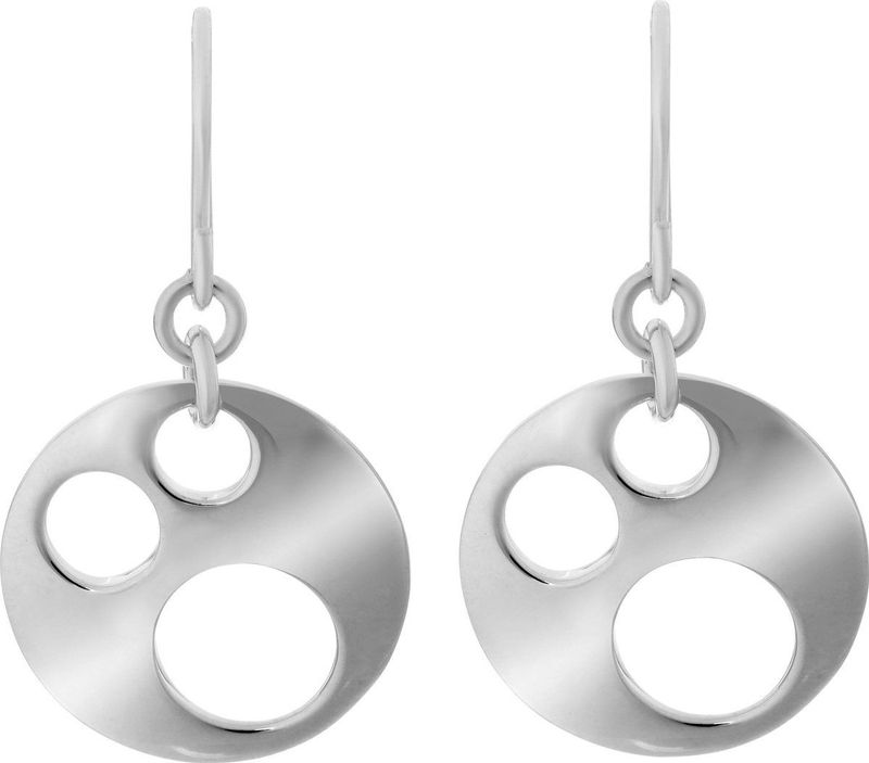 Orphelia Oorhanger Modern Cir Sterling Zilver 925