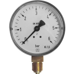 Go By Van Marcke Manometer Ø63mm Universeel 0-6 Bar 1/4:m