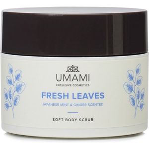 Umami Fresh Leaves Jap.munt&gember Body Scrub250ml