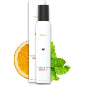 Thopise | Crackling foam - Orange & Patchouli - voet & benen foam - 200ml