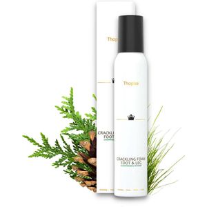 Thopise | Crackling foam - Cedarwood & Vetivert - voet & benen foam - 200ml