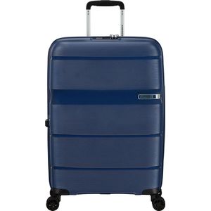 American Tourister Linex Spinner, blauw (Deep Navy), M (66 cm - 63 L), Bagage koffer