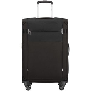 Samsonite Reiskoffer - Citybeat Spinner 66/24 uitbreidbaar (Medium) Black