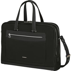 Samsonite Zalia Laptoptas, 2,0-15,6 inch, 41 cm, 14,5 l, zwart (zwart), 41 EU, Zakelijke en laptoptassen