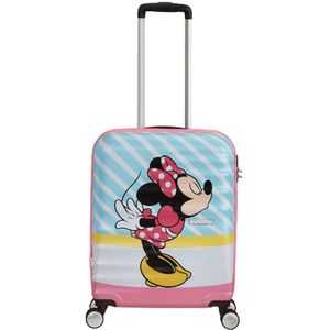 American Tourister Kinderkoffer - Wavebreaker Disney Spinner55/20 Disney (Handbagage) Minnie Pink Kiss